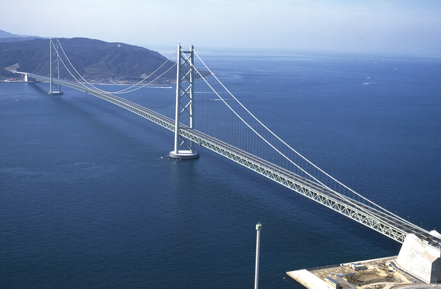 吊橋：明石海峡大橋（兵庫県）