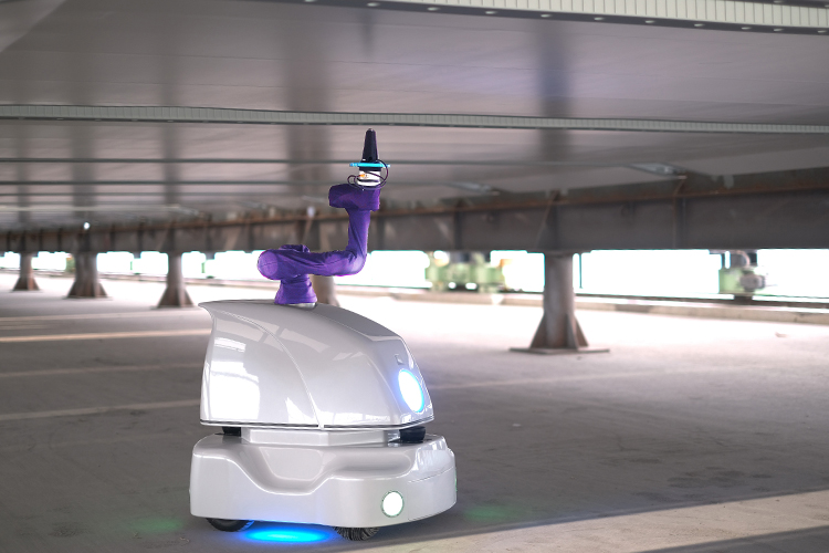 塗膜厚自動検査ロボット