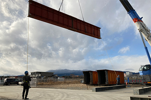 （写真3）人力による従来の介錯